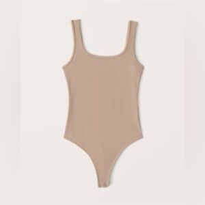 Abercrombie & Fitch 90s Seamless Ribbed Tank Bodysuit